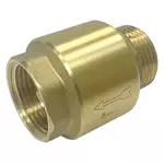 Клапан обратный магистральный Unipump 1" НР х ВР (толкатель латунь)_1