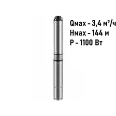 Погружной скважинный насос Unipump ЭЦВ 4-2-100 (каб. 1,5м)_1