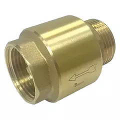 Клапан обратный магистральный Unipump 1" НР х ВР (толкатель латунь)_1