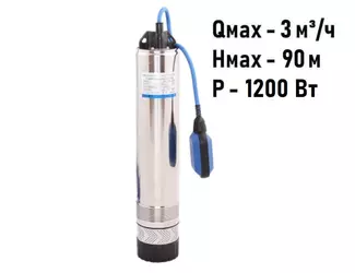 Погружной колодезный насос Aquario ASP2-55-100WA_1