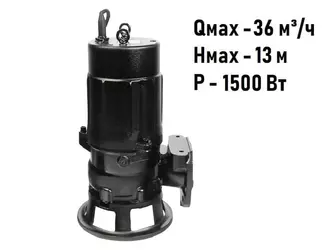 Дренажно-фекальный насос Unipump FEKAMAX 80C2-1.5_1