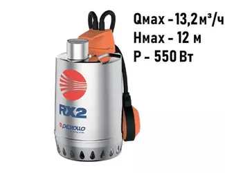 Погружной дренажный насос Pedrollo RX 3_1