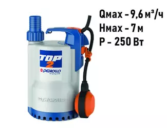 Погружной дренажный насос Pedrollo TOP 1_1