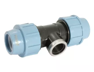 ПНД тройник с внутренней резьбой 40х1"х40 Unipump_1