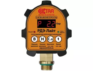 Реле давления воды электронное РДЭ-Лайт-10-1,5 G1/2" Акваконтроль_1