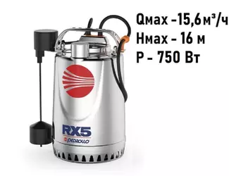 Погружной дренажный насос Pedrollo RXm 4-GM_1