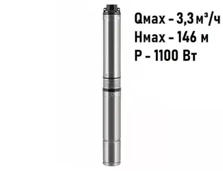Погружной скважинный насос Unipump БЦП 3,5-0,5-110 (каб. 1м)_1