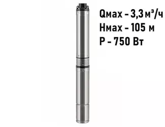 Погружной скважинный насос Unipump БЦП 3,5-0,5-80 (каб. 45м)_1