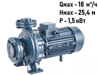 Консольно-моноблочный насос Purity PSTC 32-160/15 (с контрфланцами)_1