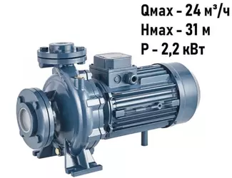 Консольно-моноблочный насос Purity PSTC 32-160/22 (с контрфланцами)_1