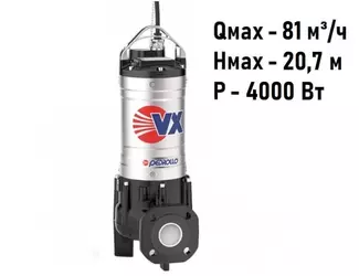 Дренажно-фекальный насос Pedrollo VX 55/65_1