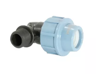 ПНД отвод с наружной резьбой 25х3/4"П Unipump_1