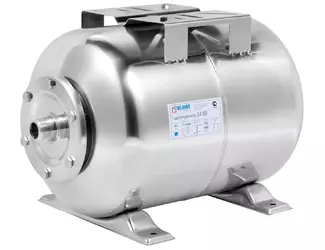 Гидроаккумулятор горизонтальный Belamos 24SS (нержавеющая сталь)_1