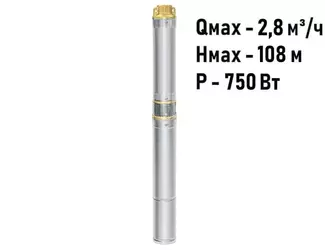 Погружной скважинный насос Unipump MINI ECO 1-93 (каб. 30м)_1