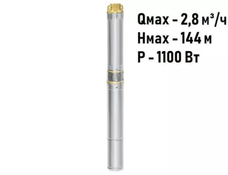 Погружной скважинный насос Unipump MINI ECO 1-120 (каб.40м)_1