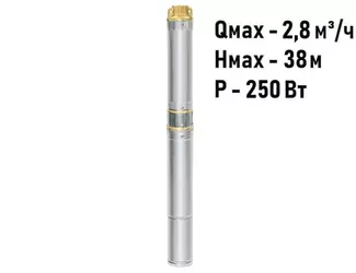 Погружной скважинный насос Unipump MINI ECO 1-33 (каб. 10м)_1