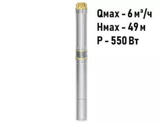 Погружной скважинный насос Unipump MINI ECO 4-26  (каб. 20м)_1