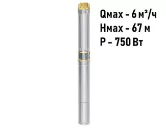Погружной скважинный насос Unipump MINI ECO 4-36  (каб. 30м)_1