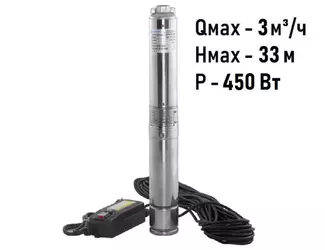 Погружной скважинный насос Aquario ASP1E-30-90_1