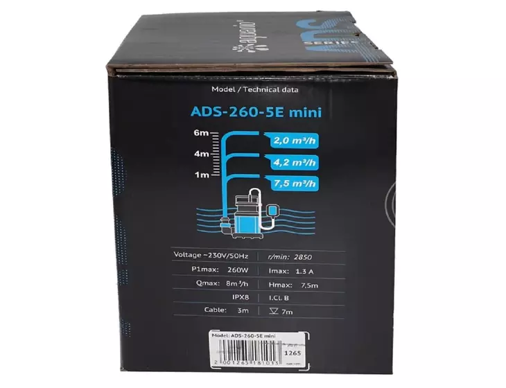 Погружной дренажный насос Aquario ADS-260-5E (mini)_9