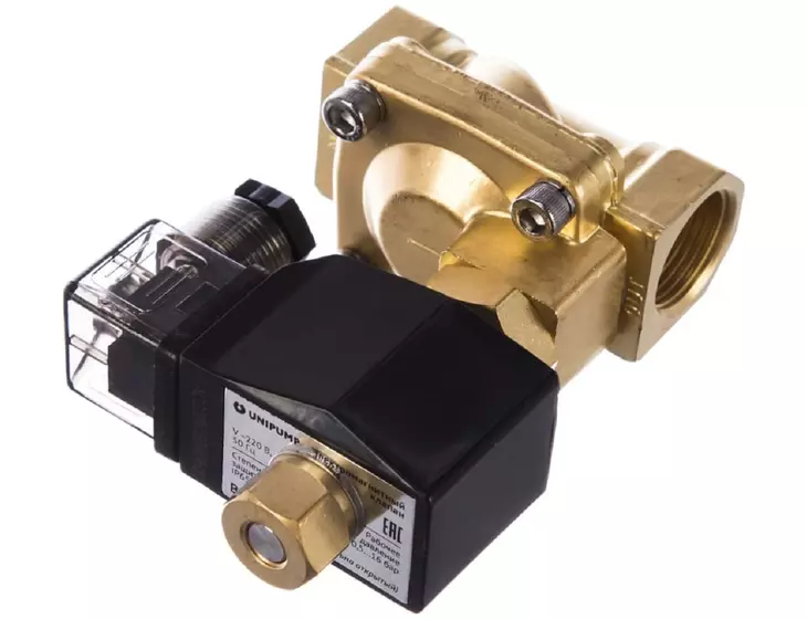 Электромагнитный клапан Unipump BOX-20 3/4" 220В нормально открытый_4
