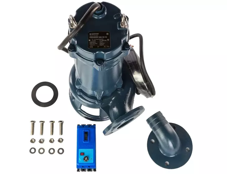 Фекальный насос с измельчителем Unipump FEKAMAX 65-15-5,5_7