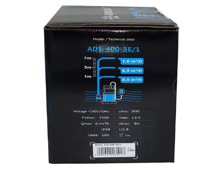 Погружной дренажный насос Aquario ADS-400-5E/1_13