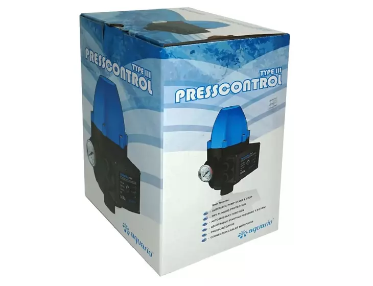Блок автоматики Aquario PRESSCONTROL TYPE-3 1.5-3.4 атм (однопороговый)_14