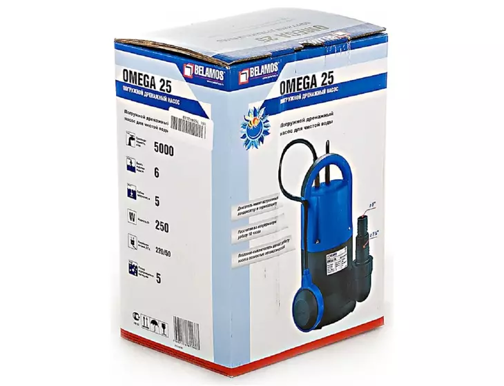 Погружной дренажный насос Belamos Omega 25_6
