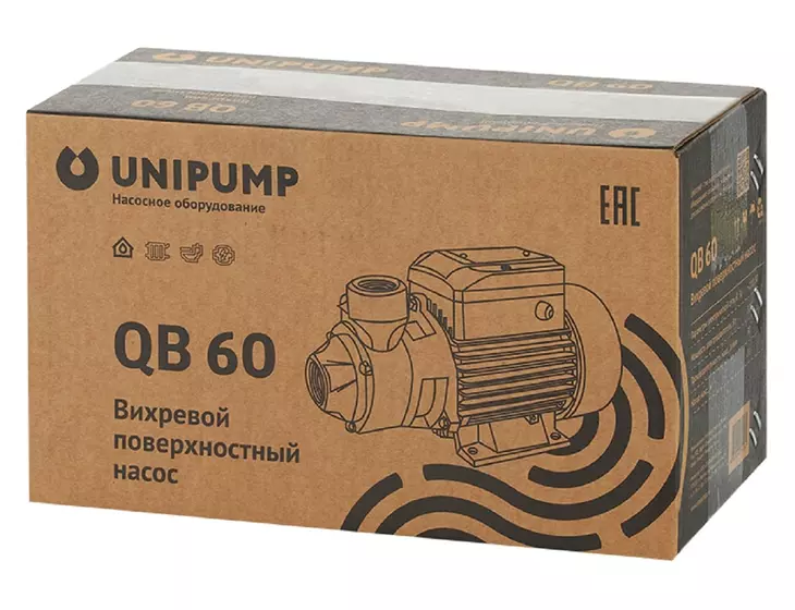 Вихревой поверхностный насос Unipump QB 70_6