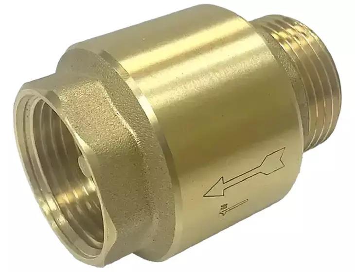 Клапан обратный магистральный Unipump 1" НР х ВР (толкатель латунь)_1