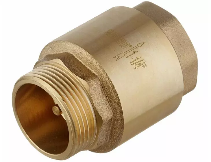 Клапан обратный магистральный Belamos FV-D 1.25" (толкатель латунь)_1