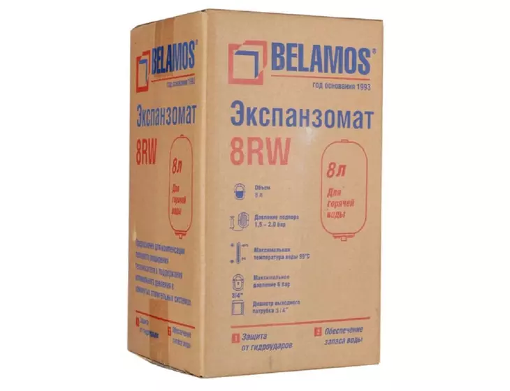 Расширительный бак подвесной Belamos 8RW_9