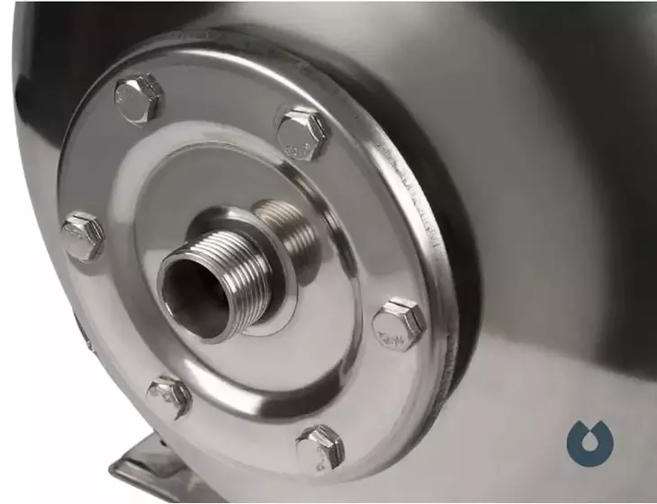 Гидроаккумулятор горизонтальный Unipump 80 л (нержавеющая сталь)_2