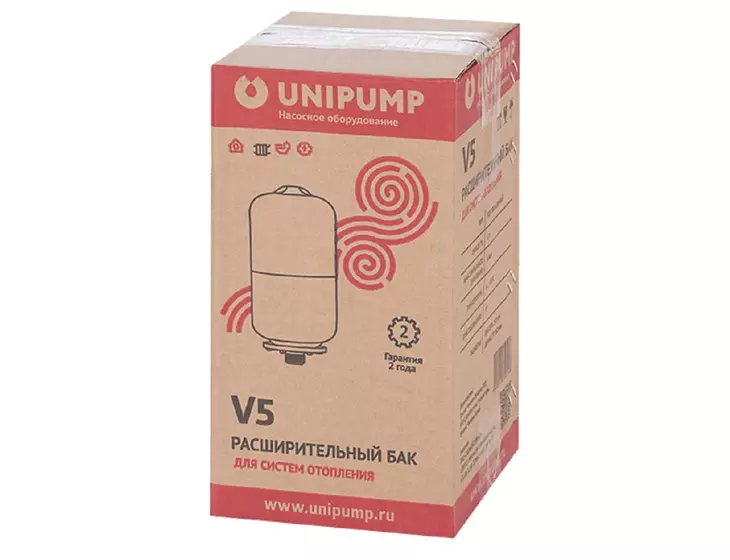 Расширительный бак подвесной Unipump 5 л_4