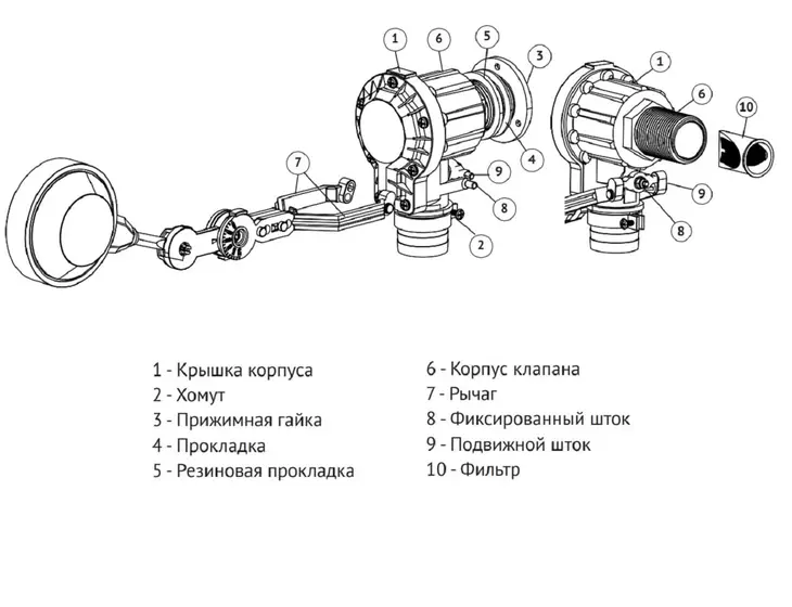 Клапан поплавковый Unipump 3/4" VLF-034_8
