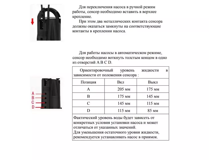 Погружной дренажный насос Belamos Omega 550 SENSOR_9