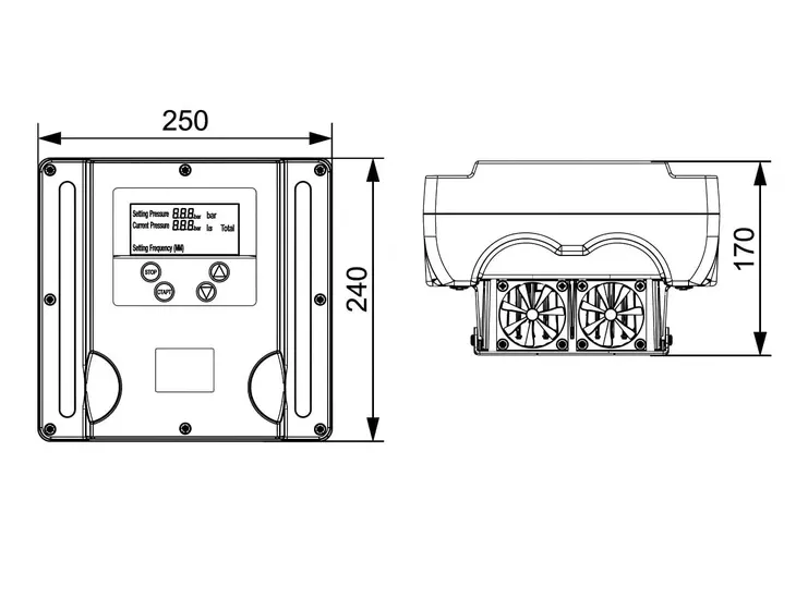 Частотный преобразователь Unipump FCP-3LM (однофазный вход/выход)_8